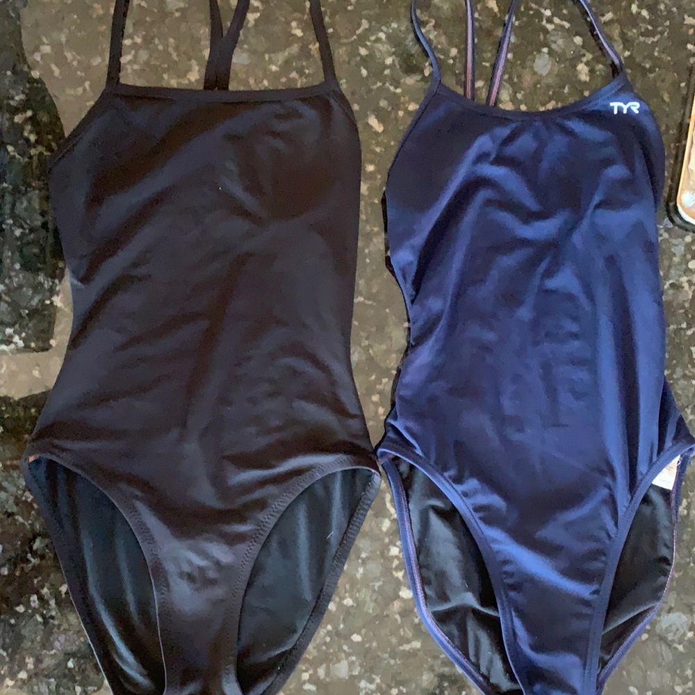 Speedo & TYR Swim Suits Size 30 Navy Blue & Black